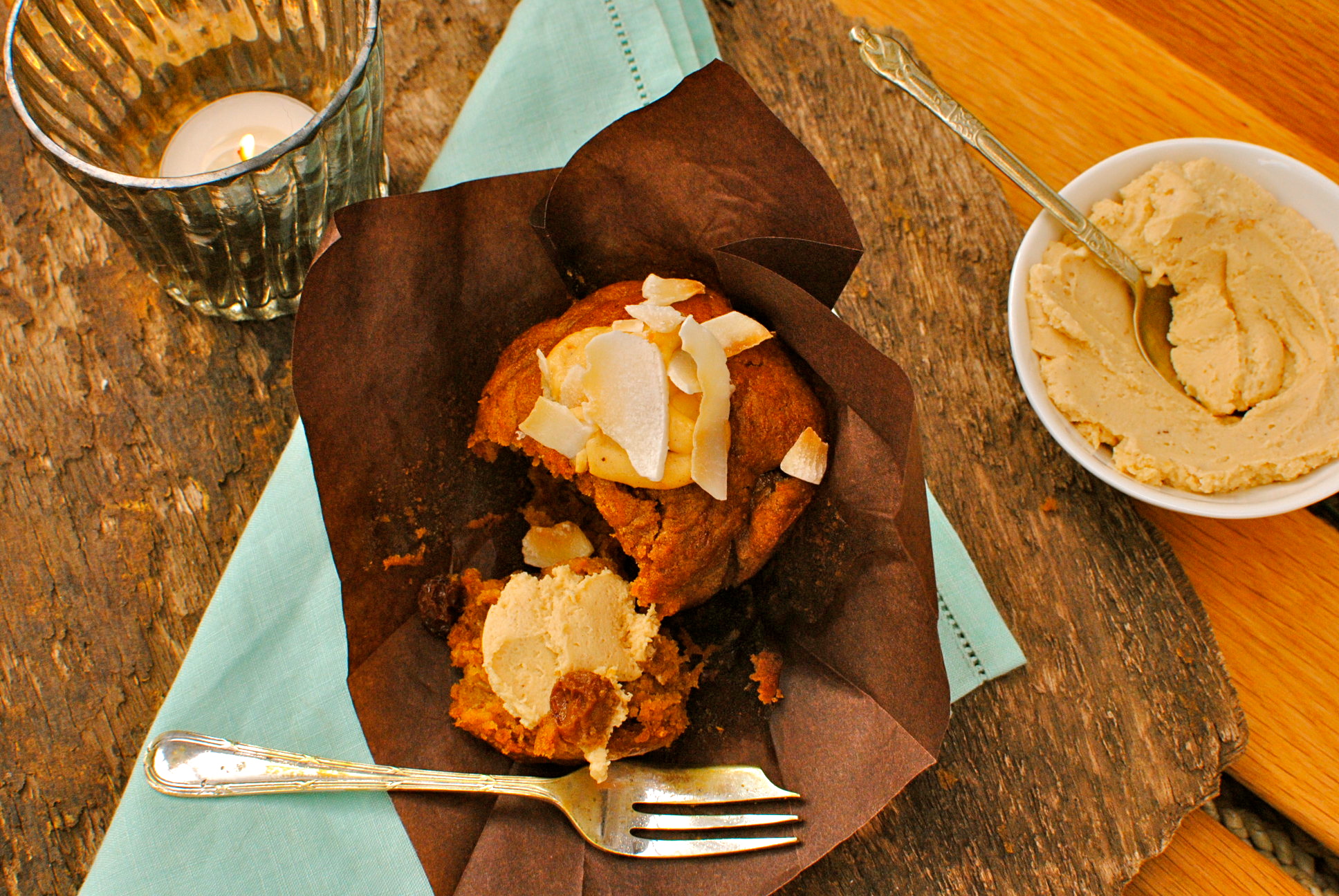 Muffins de té chai y avena Quaker