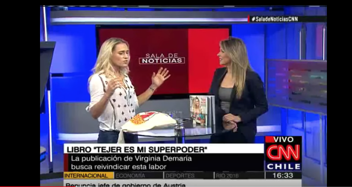 Tejer es mi Superpoder, en CNN