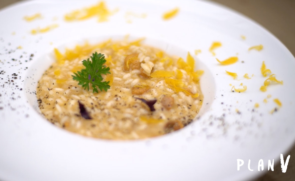 Risotto de erizos