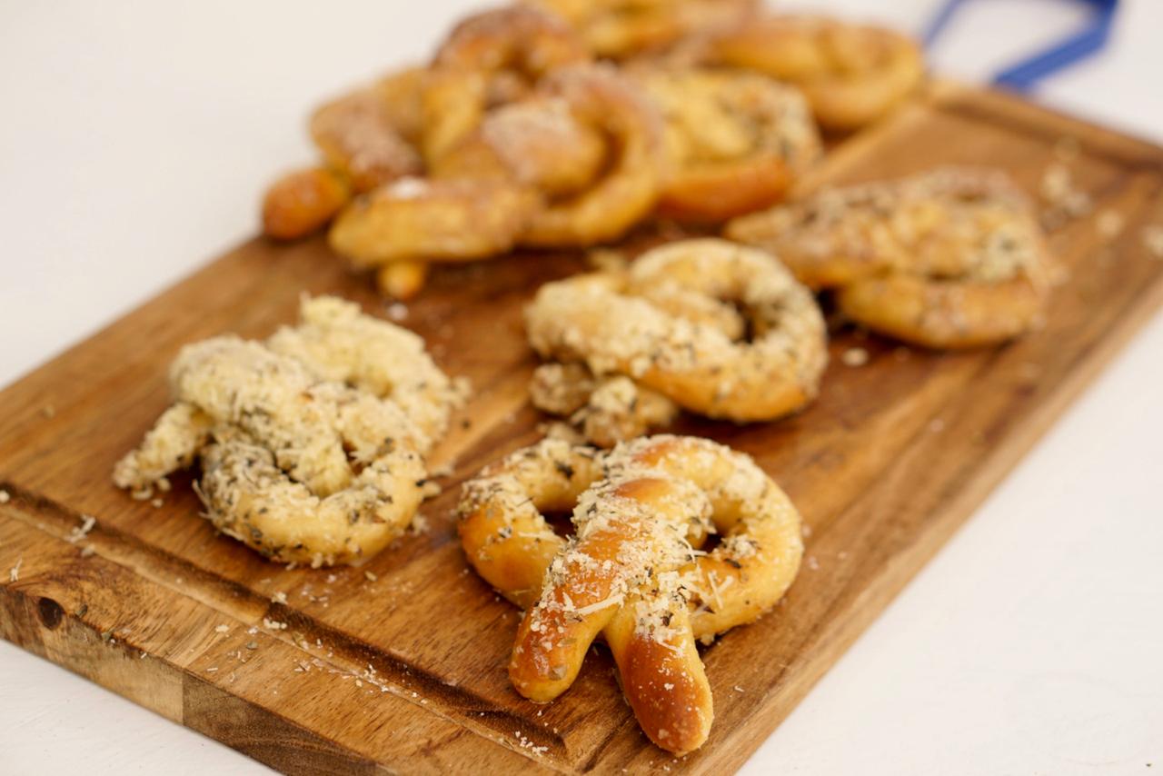 Pretzels caseros